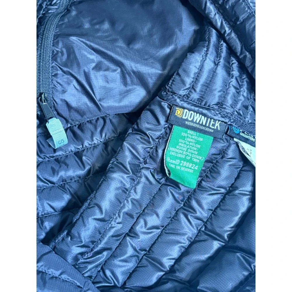 LL Bean Ultralight 850 Down Hooded Coat Womens XS Grey Puffer‎ Parka